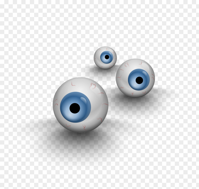 Three Blue Eyes Cartoon Paper Eye Zazzle Ocular Prosthesis Clip Art PNG