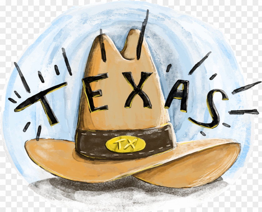 Vector Hat Dallas Watercolor Painting Euclidean PNG