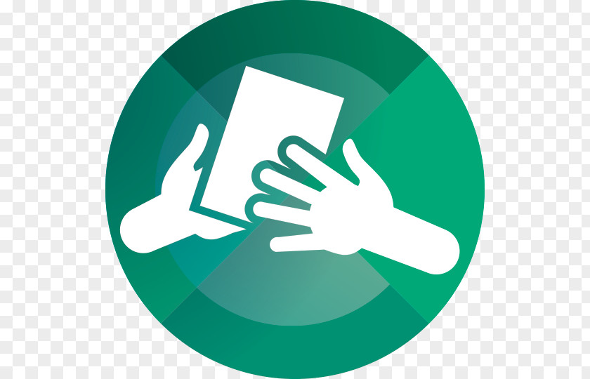 Gesture Hand Green Circle Logo Icon Symbol PNG
