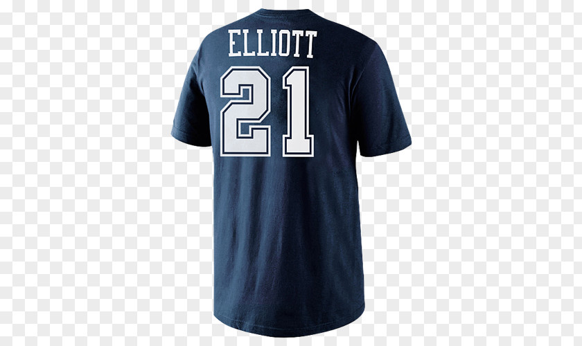 T-shirt Sports Fan Jersey Autographed Dallas Cowboys Ezekiel Elliott Fanatics Authentic PNG
