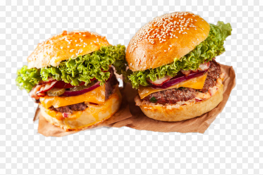 Gourmet Burgers Hamburger Slider Fast Food Cheeseburger Buffalo Burger PNG