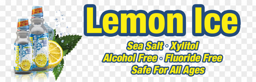 Lemon Ice Bottle Water Font PNG