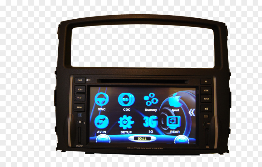 Mitsubishi Motors Multimedia Display Device Media Player PNG