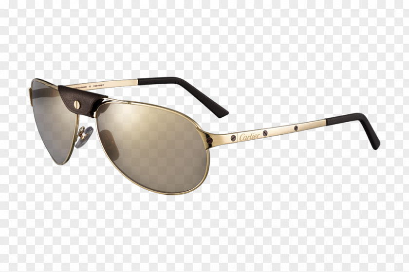 Sunglasses Cartier Santos Goggles PNG