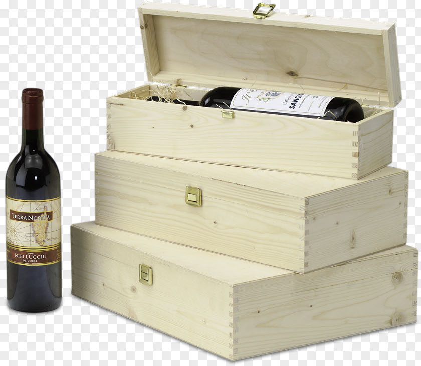 Box Wine Wood Crate Shelf PNG