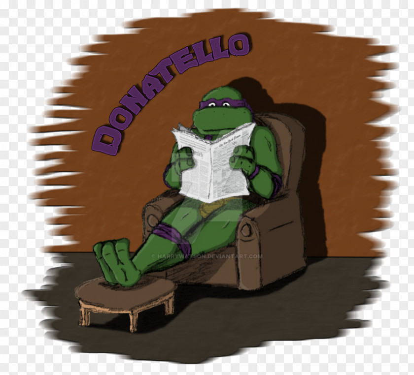 Reading The Newspaper Amphibian Reptile Cartoon Character PNG