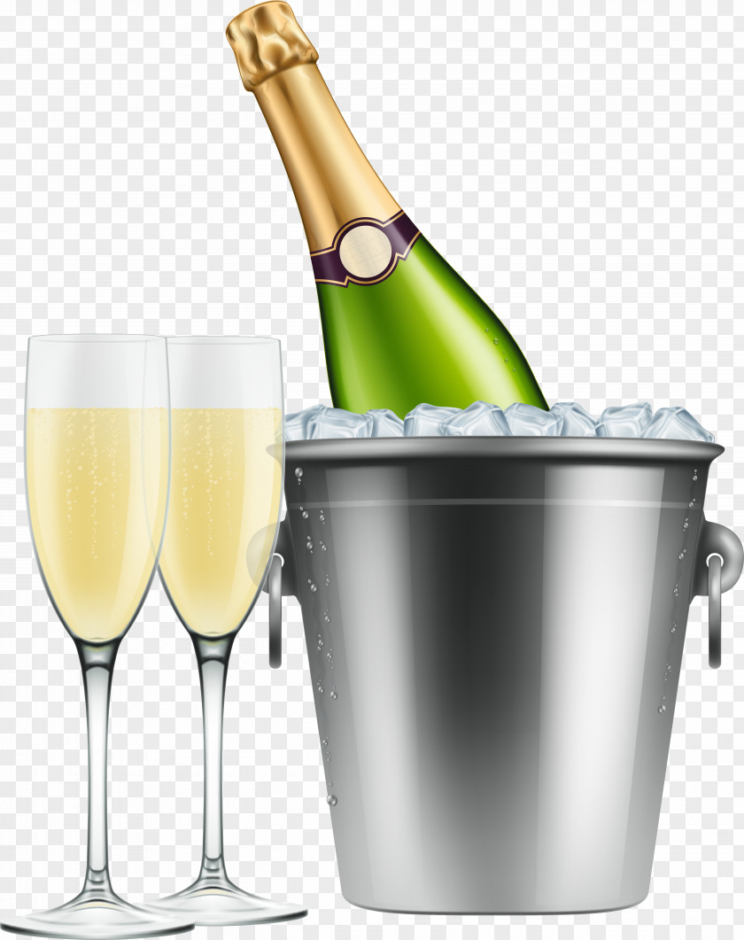 Wine Cocktail Tableware Champagne Bottle PNG