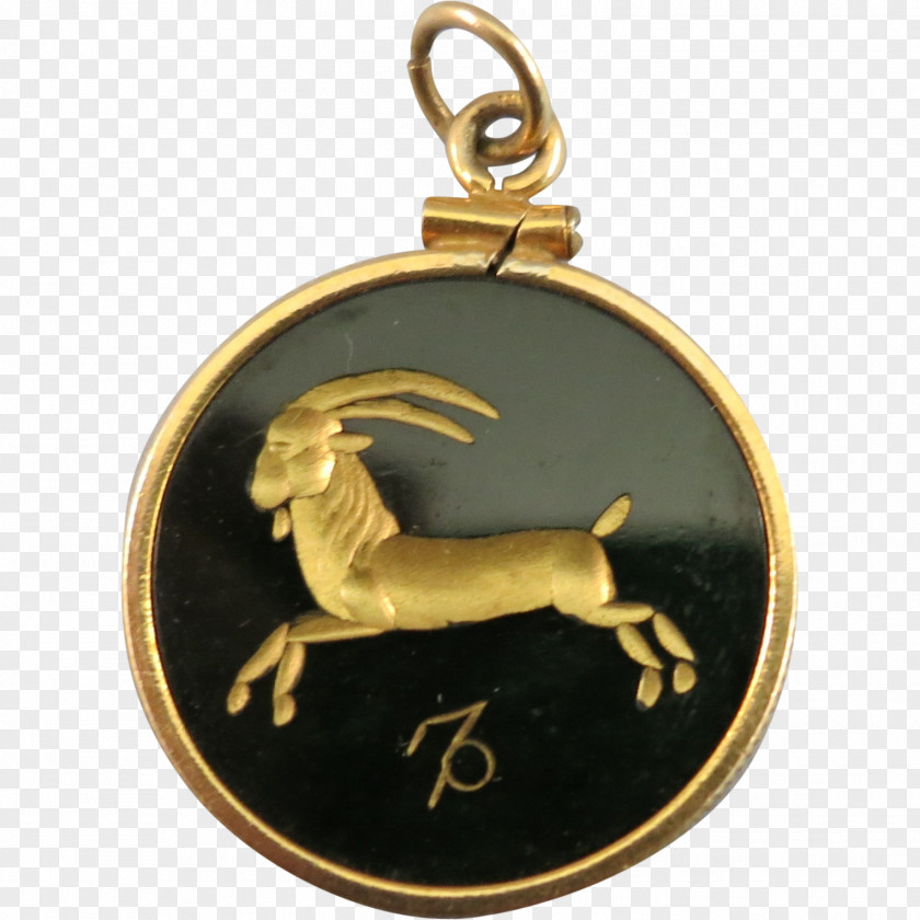 Capricorn Locket Charms & Pendants Gold Jewellery Metal PNG