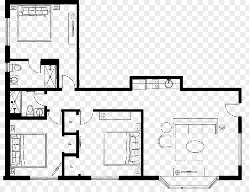 Ohana Floor Plan Architecture Paper Square PNG