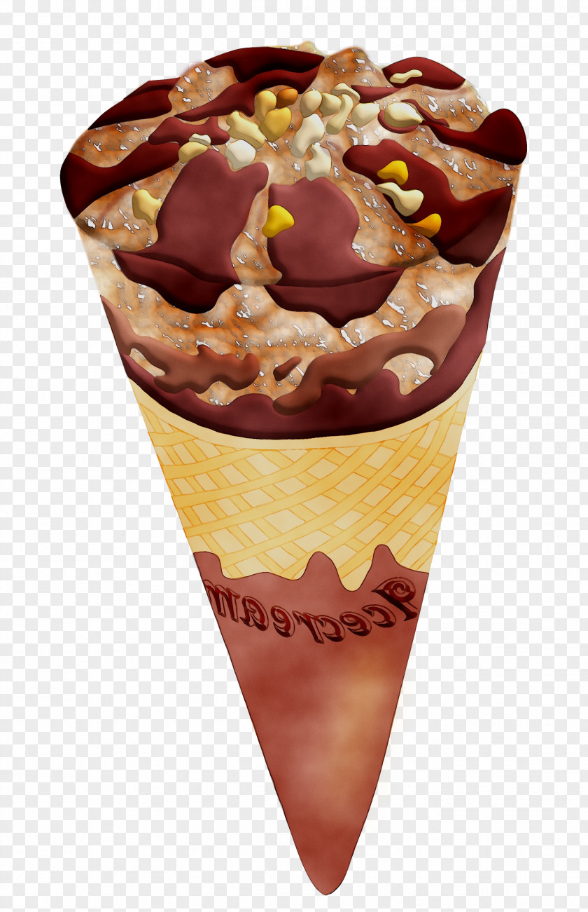Sundae Gelato Chocolate Ice Cream Cones PNG