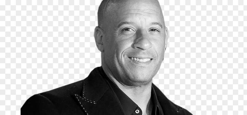 Vin Diesel Dominic Toretto Fast & Furious The And Black White PNG
