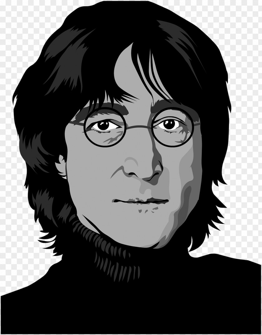 Calm Male Teacher John Lennon Musician The Beatles Clip Art PNG