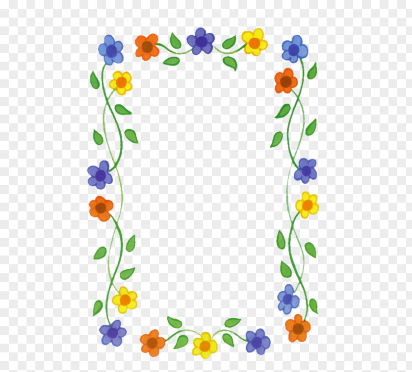 Design Floral Cut Flowers Picture Frames Clip Art PNG