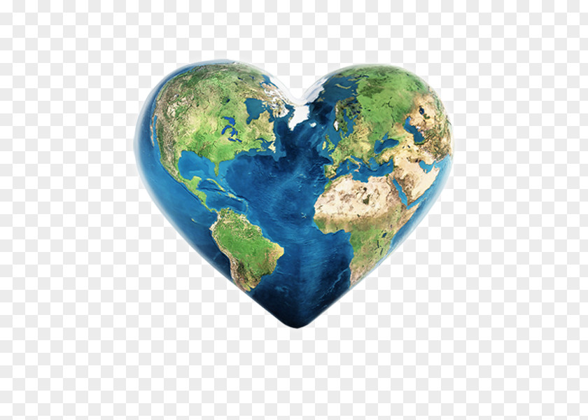 Heart World Earth Dream Stock Photography PNG