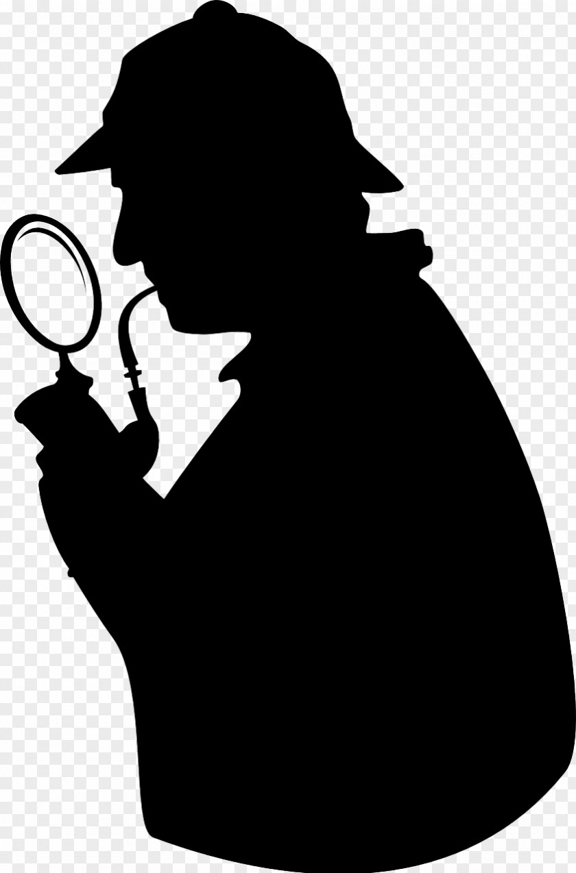 Silhouette Detective Fiction Clip Art PNG