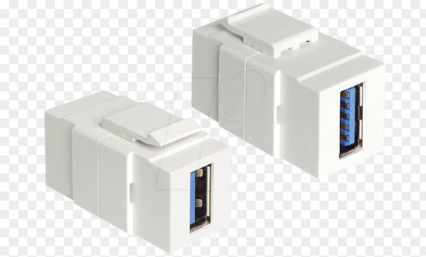 USB Adapter Keystone Module Electrical Connector 3.0 PNG