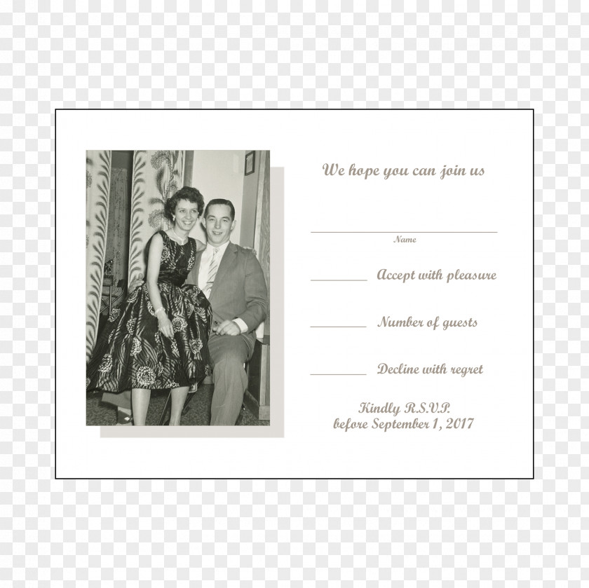 Anniversary Invitation Wedding Green PNG