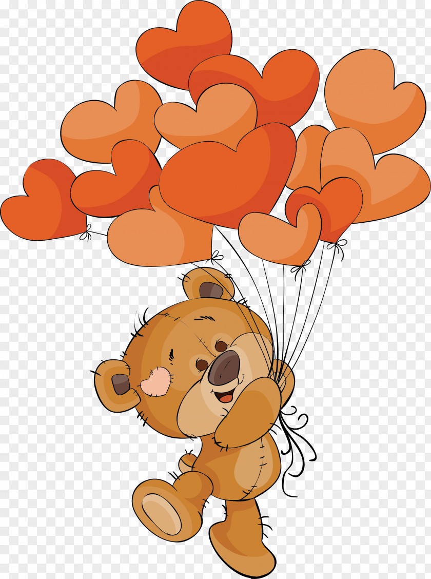 Balloon Of Love Valentines Day Illustration PNG