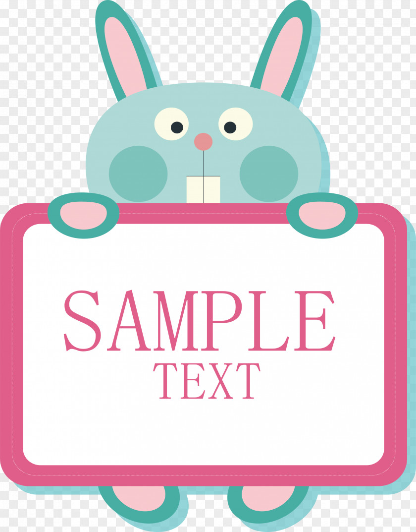 Bunny Message Board Rabbit PNG