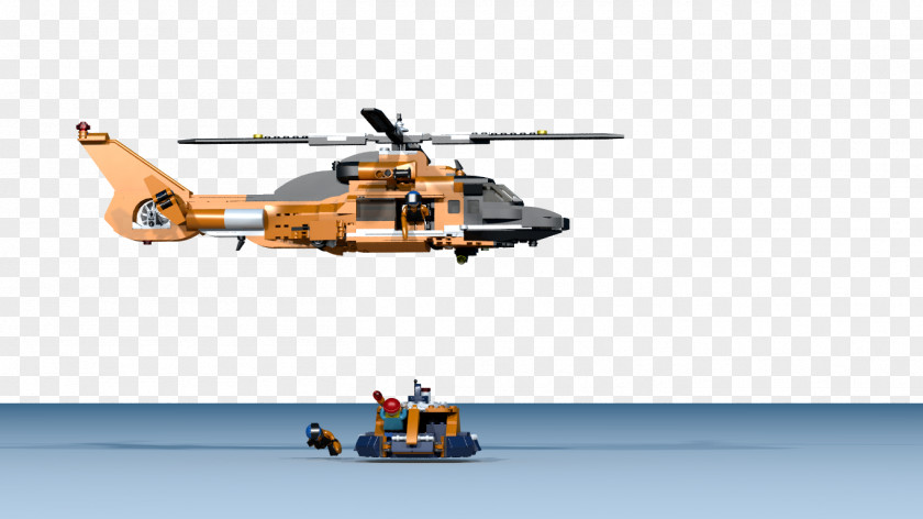 Helicopter Rotor Eurocopter HH-65 Dolphin Tail LEGO 41015 Friends Cruiser PNG