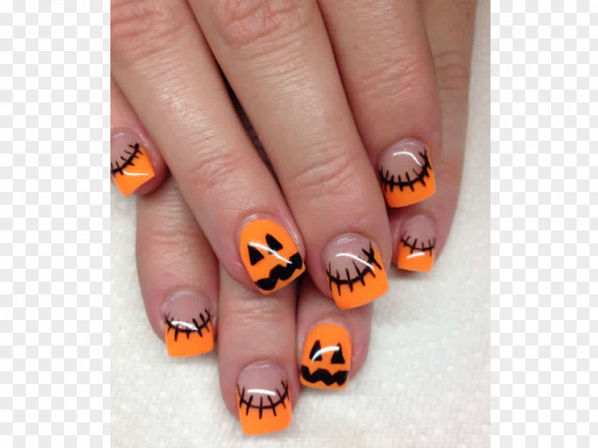 Nail Art Gel Nails Halloween PNG