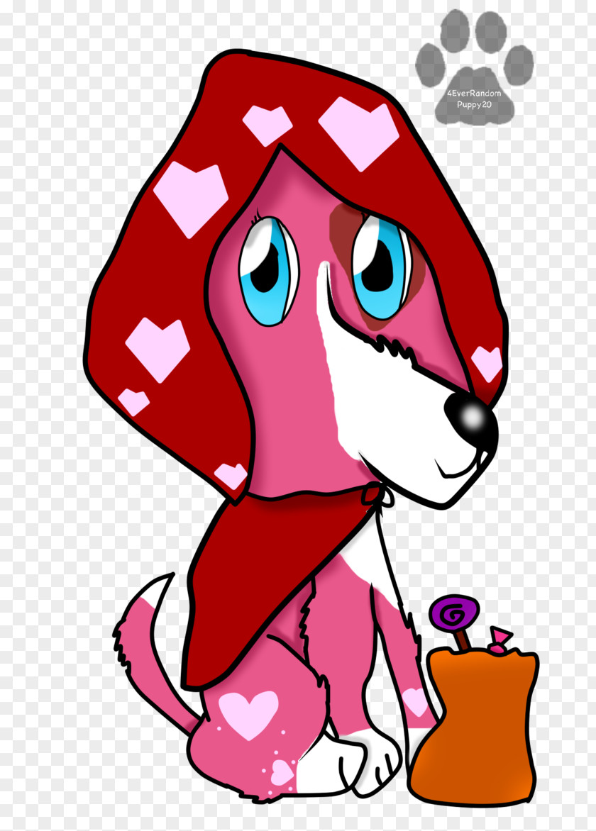 Red Riding Hood Pink M Character Cartoon Clip Art PNG