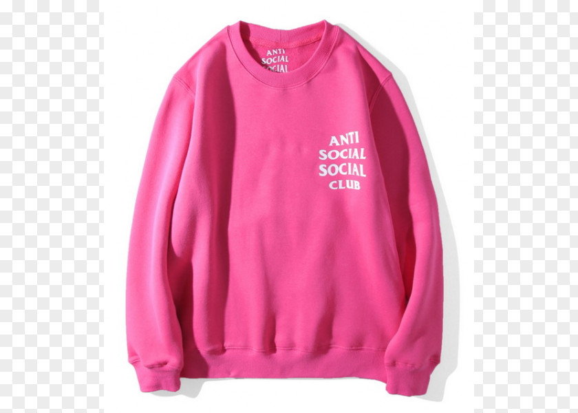 Anti Social Club Sleeve Hoodie Sweater T-shirt Clothing PNG