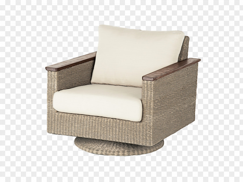 Beige Furniture Couch Cartoon PNG