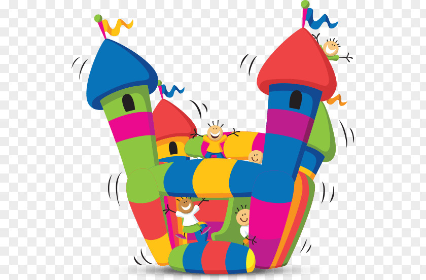 Children Playing Inflatable Bouncers Castle Party Child PNG