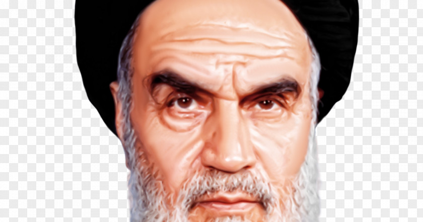 Khomeini Ruhollah Iranian Revolution Imam Najaf PNG