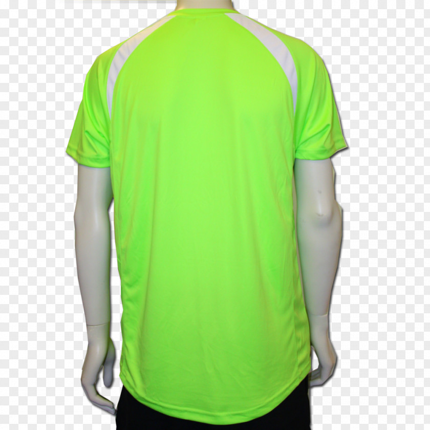 T-shirt Tennis Polo Green Sleeve PNG