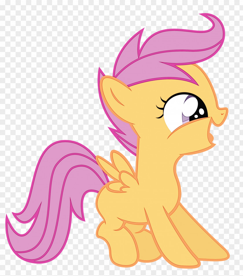 Tail Animal Figure Cartoon Pony Horse Mane Fictional Character PNG