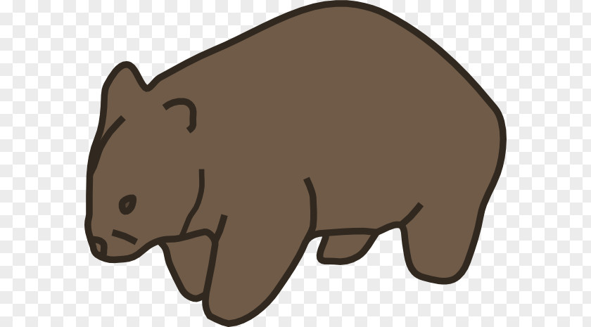 Cartoon Wombat Free Content Clip Art PNG