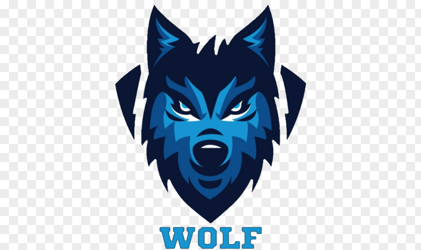 Gray Wolf Sports Team Logo PNG