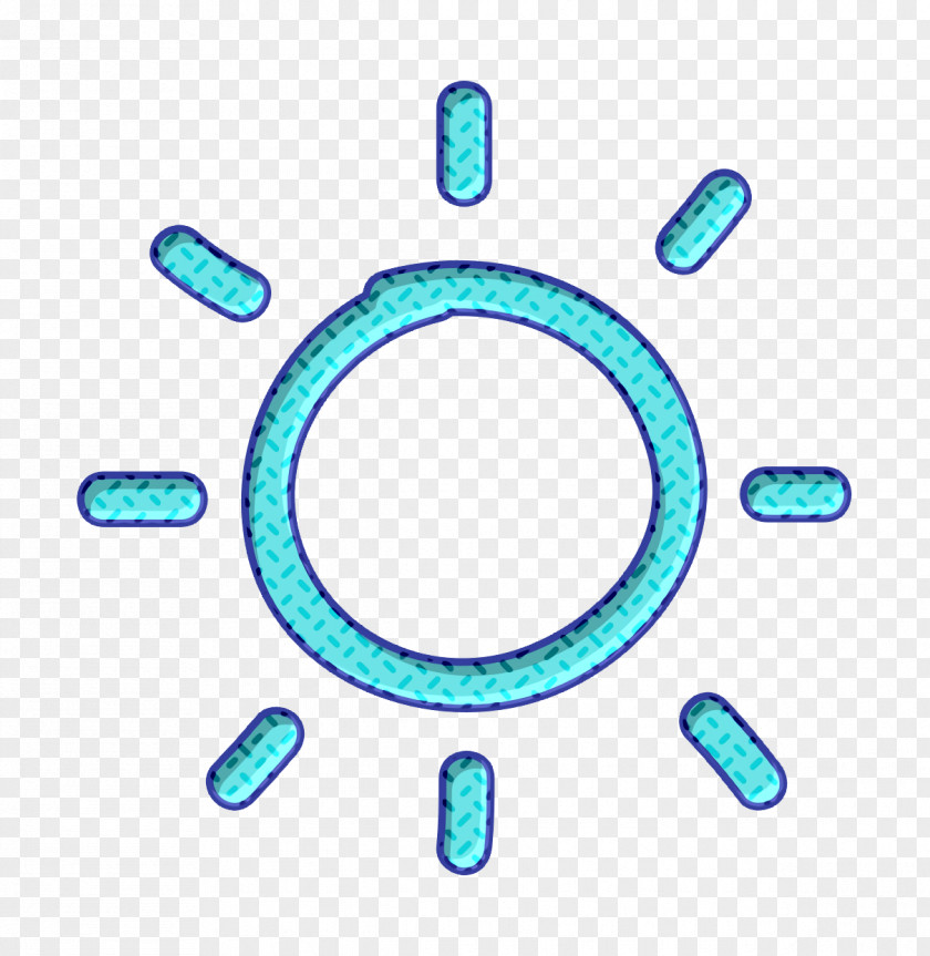 Hand Drawn Icon Sun Interface PNG