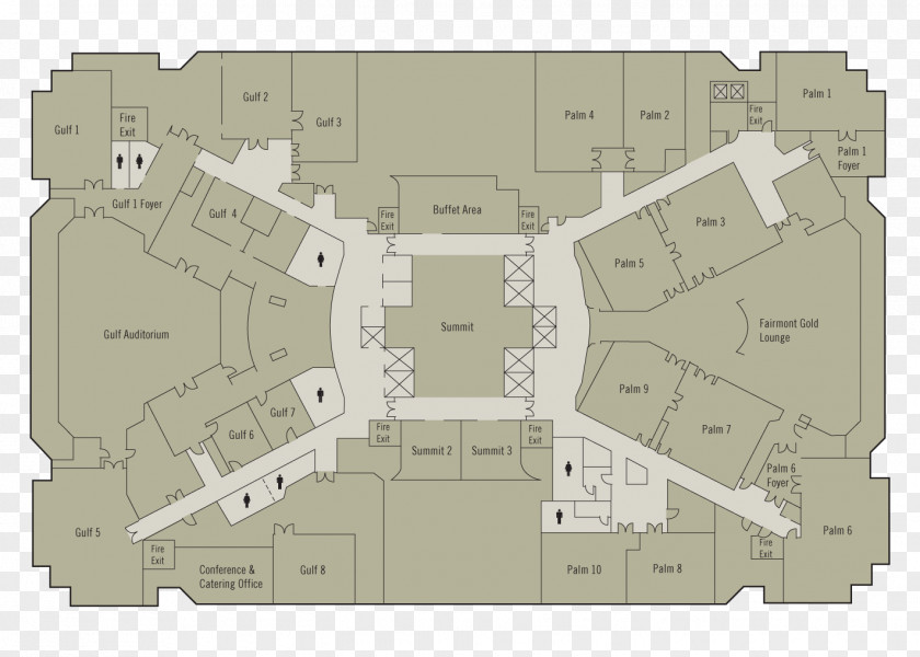Hotel The Fairmont Palm & Resort Floor Plan Dubai Hotels And Resorts PNG