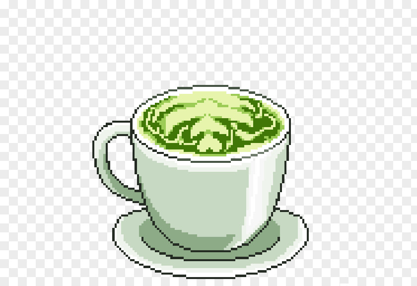 Matcha Cake Shop Coffee Cup Saucer Clip Art Flowerpot PNG