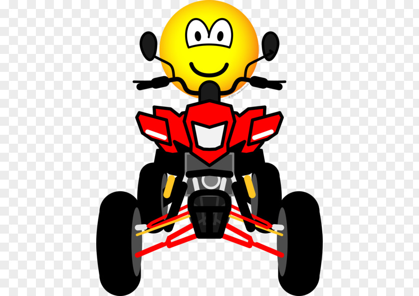 Quad Bike Emoticon Smiley All-terrain Vehicle Clip Art PNG