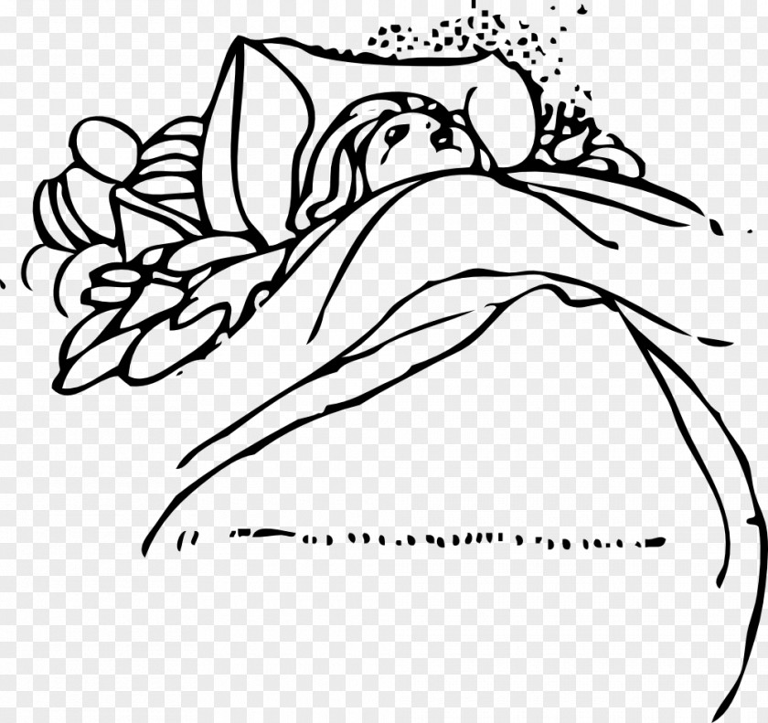 Sleeping Child Drawing Bedtime Clip Art PNG