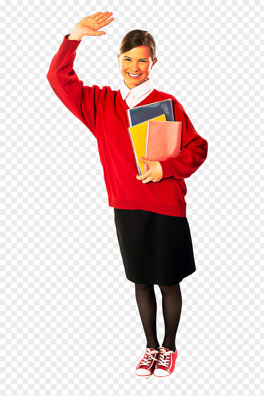 Sleeve Uniform Standing Gesture Costume PNG