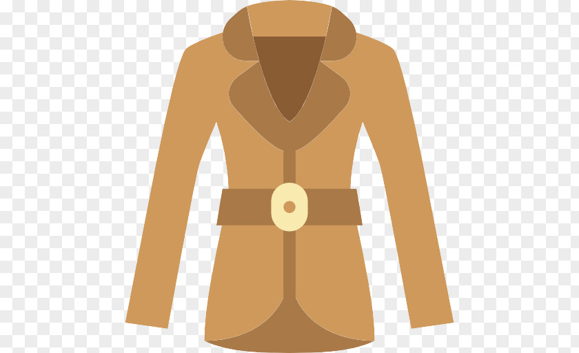 Top Coat Clothing Outerwear Jacket Sleeve Beige PNG