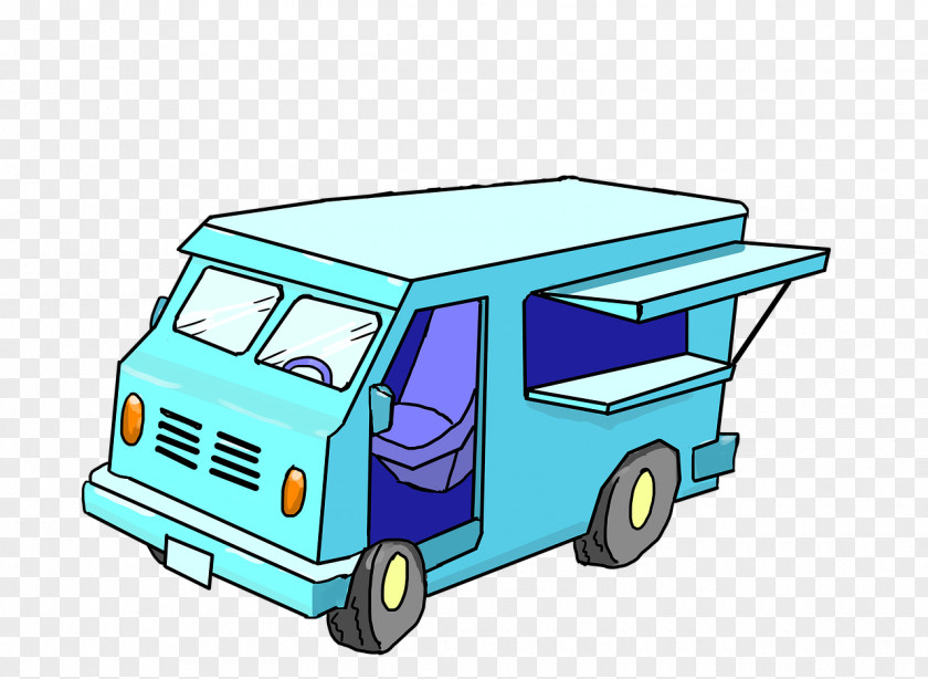 Car Street Food Fast Ice Cream Truck PNG