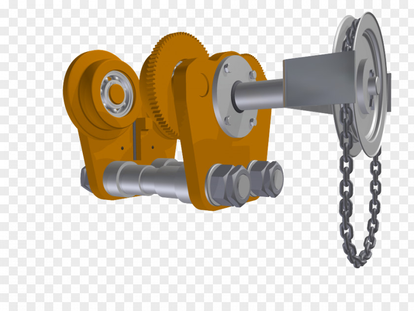 Chain Hoist Trolleybus Kettenzug Electric Motor PNG