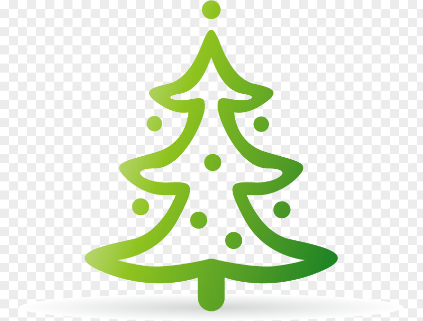 Christmas Tree Vector Material Cartoon PNG