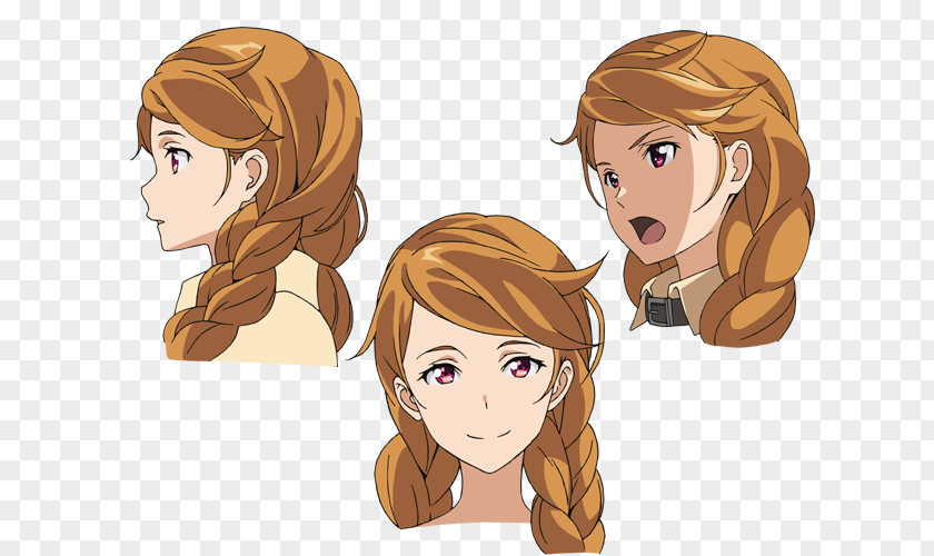 Ferrari Hazuki Hair Coloring Nose PNG