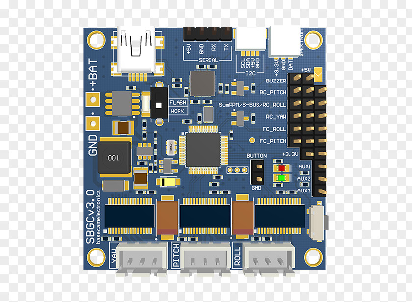 Joystick Microcontroller Gimbal 32-bit PNG