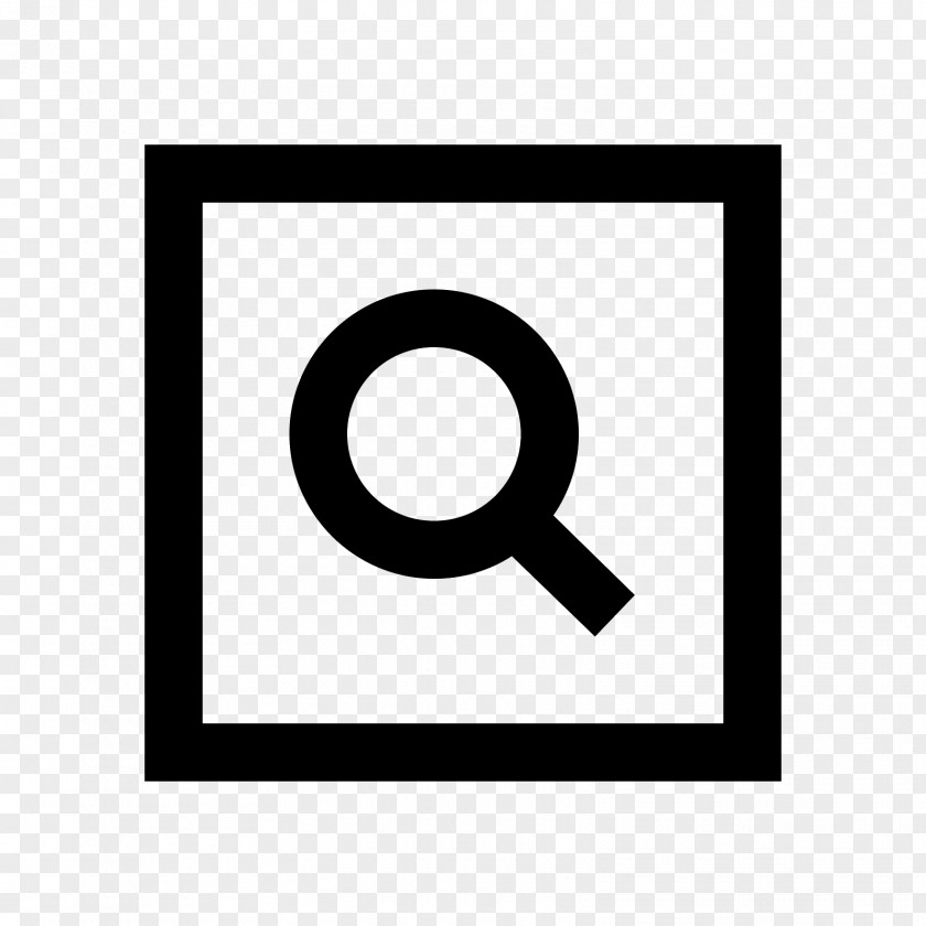 Magnifying Glass Material Search Box Button PNG