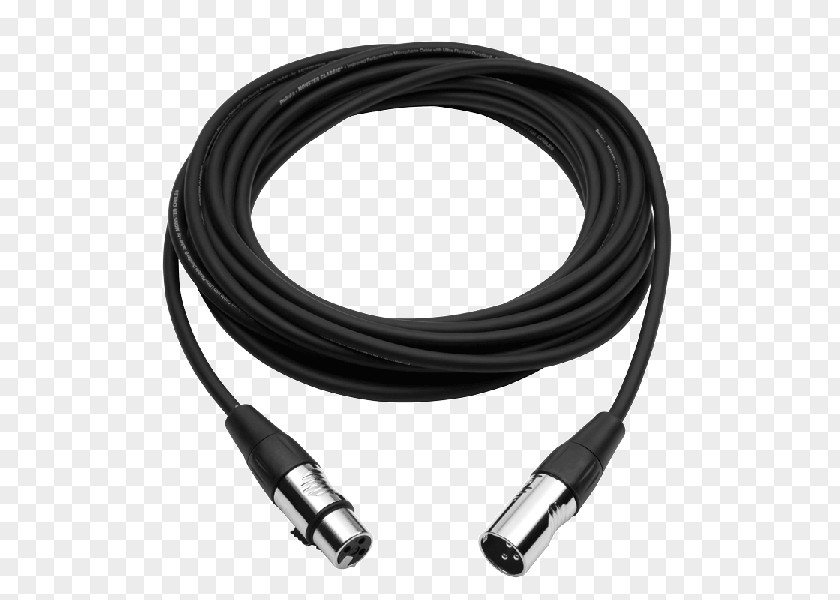 Microphone XLR Connector Electrical Cable Balanced Line Audio PNG