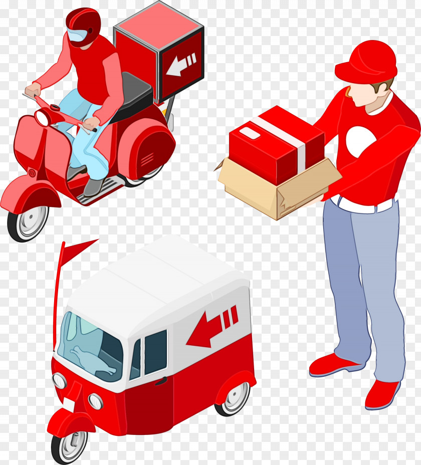 Toy Job Logistics Vehicle PNG