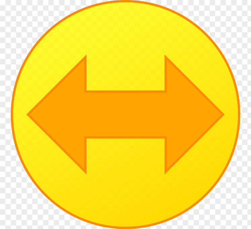 Yellow Arrow Label Symbol PNG